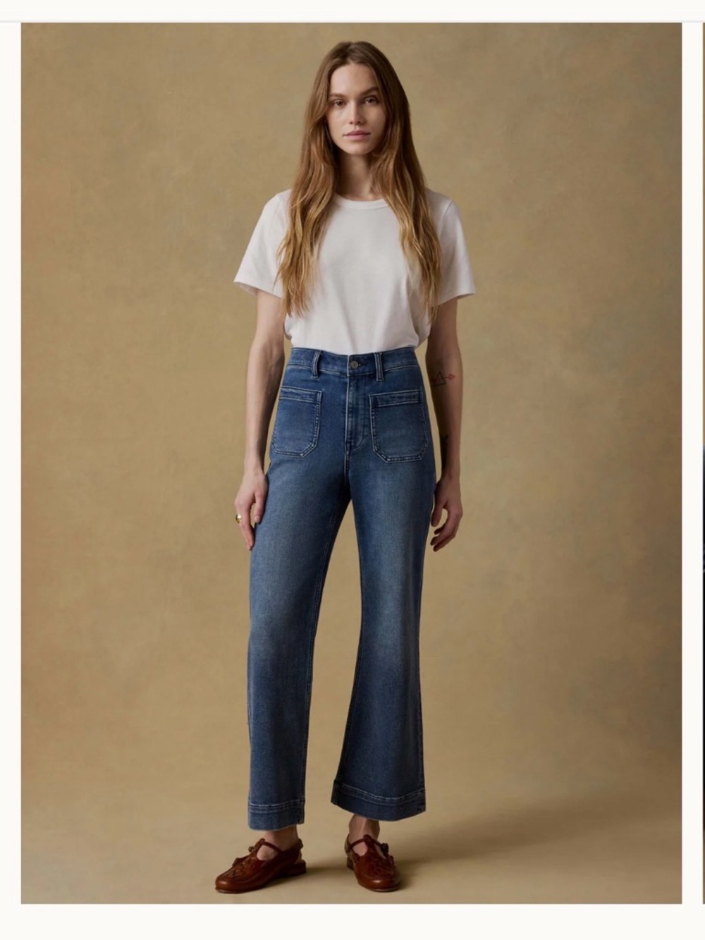 Faherty Stretch Terry Patch Pocket - Ankle